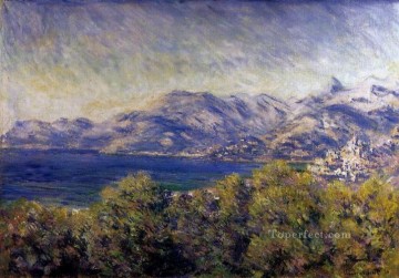 View of Ventimiglia Claude Monet Oil Paintings